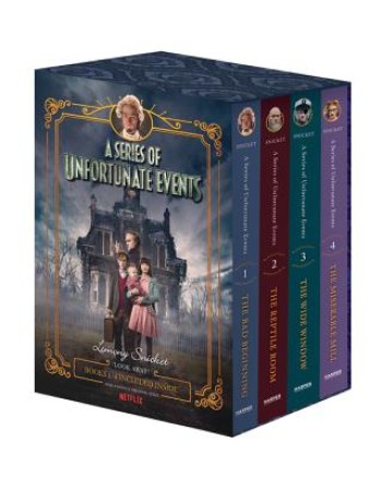 A Series of Unfortunate Events #1-4 Netflix Tie-In Box Set