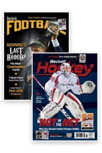 Beckett Football & Beckett Hockey Combo Magazine