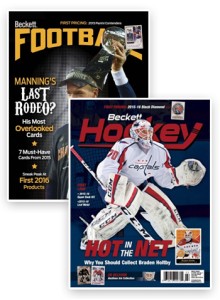 Beckett Football & Beckett Hockey Combo Magazine