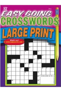 Easy Going Crosswords - Large Print Magazine