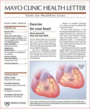 Mayo Clinic Health Letter Magazine Subscription