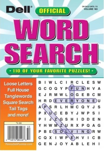 Dell Word Search Puzzles Magazine Subscription