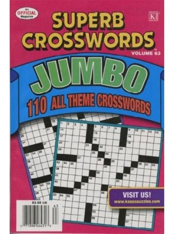 Superb Crosswords Jumbo Magazine Subscription